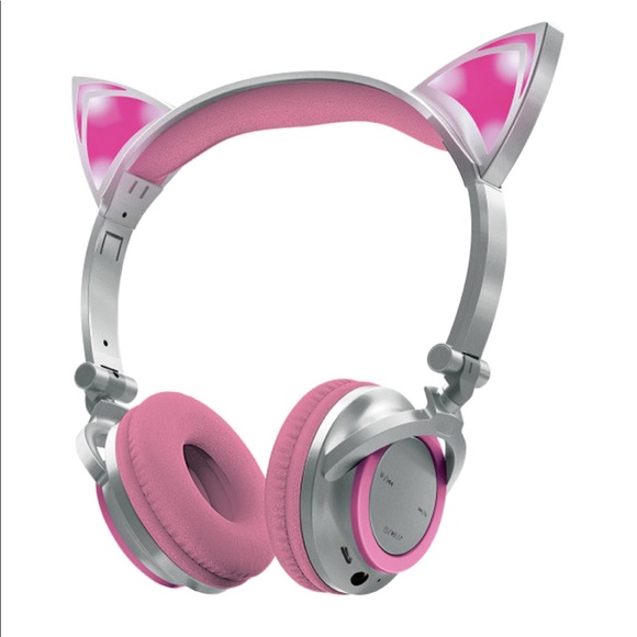SHARPER IMAGE GLOWING CAT EAR HEADPHONES - Picture 5 of 5